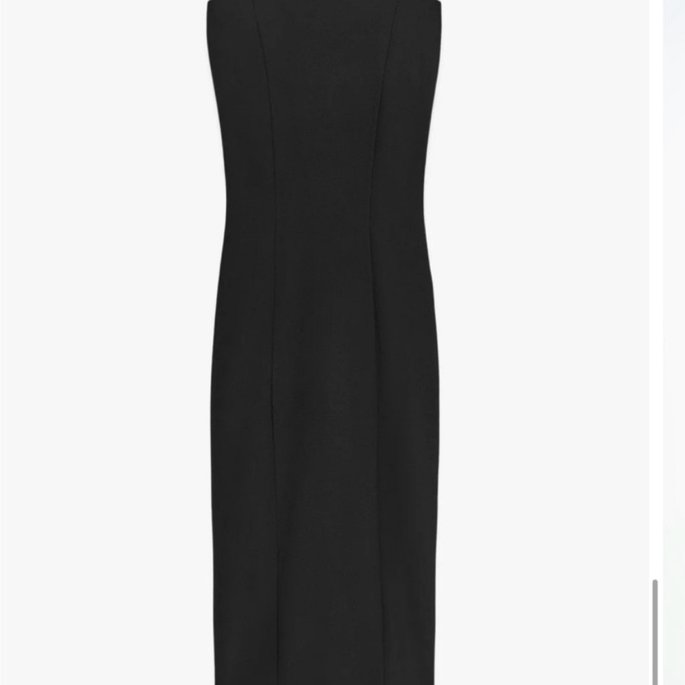 NWT Zara faux leather combination midi dress sz S - Picture 6 of 14